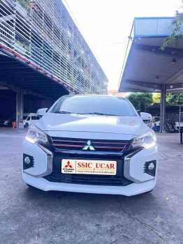 Mitsubishi Attrage 1.2L Premium sx 2021 - Nhập Thái. Màu trắng . Odo: 71.700km.